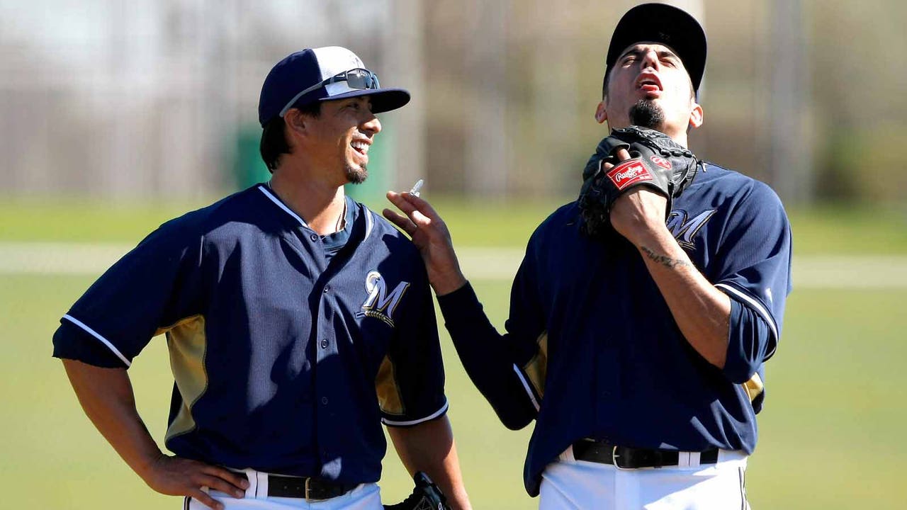 Garza's personality meshing well in Brewers clubhouse